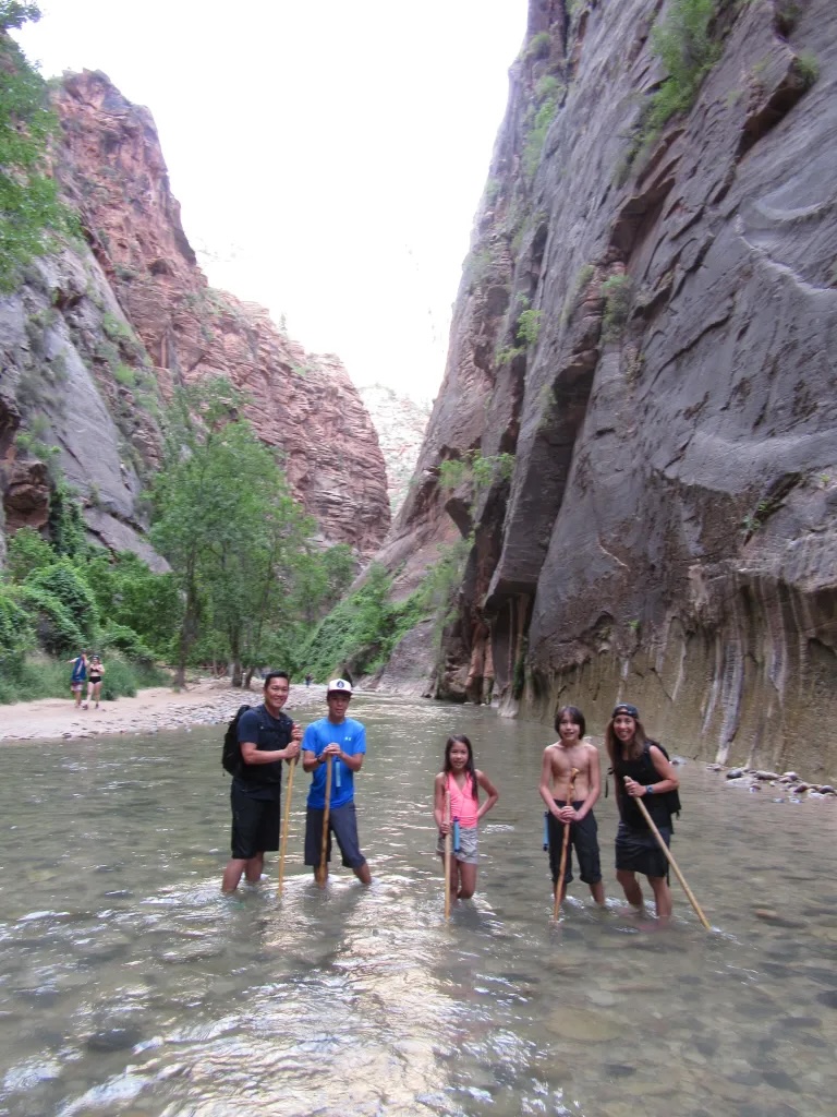 Hiking the Narrows
