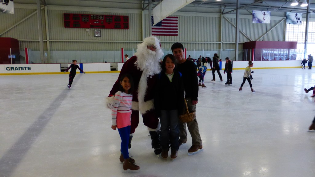 Ice Skating with Santa