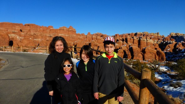Fiery Furnace View - will come back in summer for guided tour
