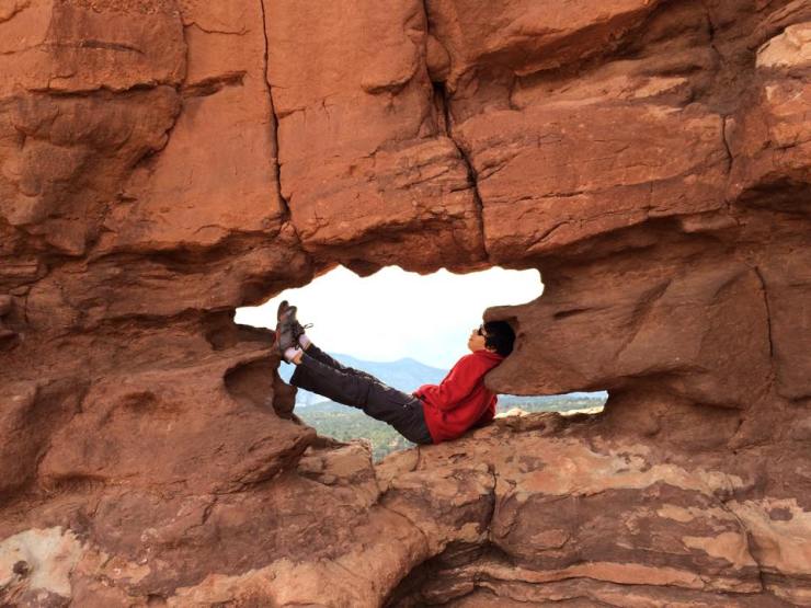 gabe at garden of the gods